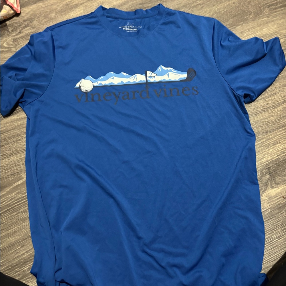 Vineyard Vines Graphic Blue Tee